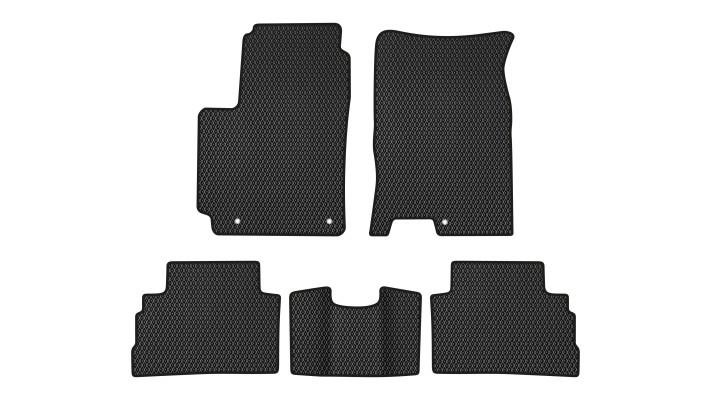 EVAtech HY53059CB5LA3RBB Floor mats for Hyundai Kona (2017-), black HY53059CB5LA3RBB