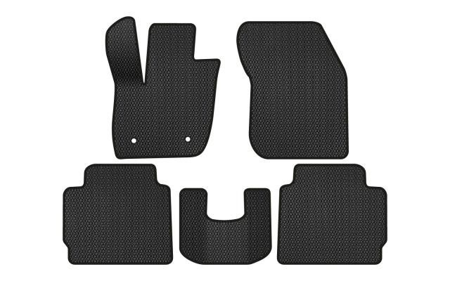 EVAtech FD13060CV5FC2RBBE Floor mats for Ford Fusion (2012-), black FD13060CV5FC2RBBE