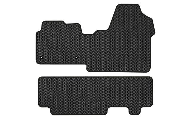 EVAtech TY42663C2TL2RBB Floor mats for Toyota ProAce (2016-), black TY42663C2TL2RBB