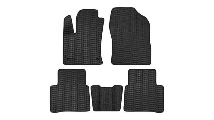 EVAtech TY22909C5TL2RBB Floor mats for Toyota Prius Prime (2015-2022), black TY22909C5TL2RBB