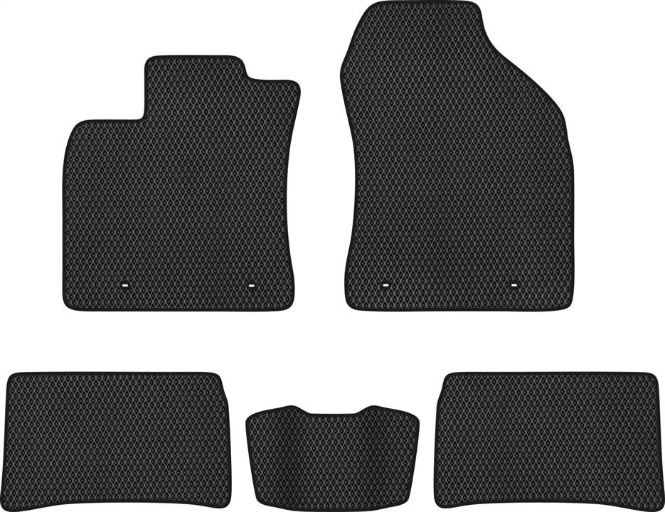 EVAtech LS21997CG5TL4RBB Floor mats for Lexus CT (2011-2018), black LS21997CG5TL4RBB