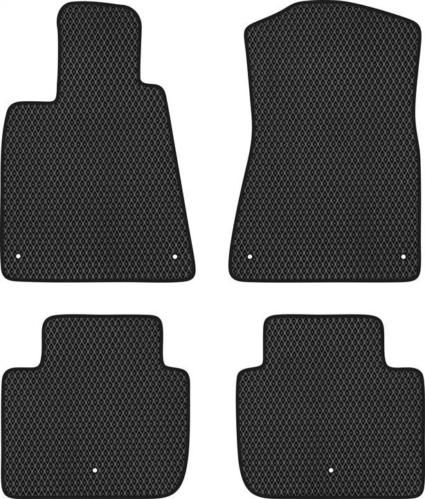 EVAtech LS22073PB4LA6RBB Floor mats for Lexus GS (2005-2011), black LS22073PB4LA6RBB