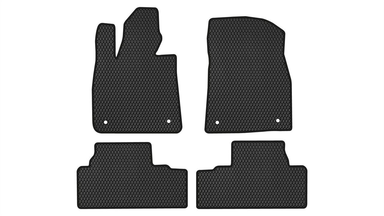 EVAtech LS11650PC4TL4RBB Floor mats for Lexus RX (2017-2019), black LS11650PC4TL4RBB