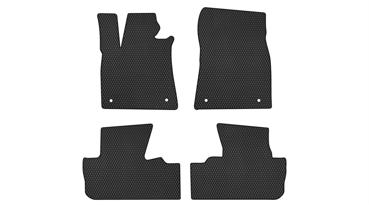 EVAtech LS1569PC4TL4RBB Floor mats for Lexus RX (2015-), black LS1569PC4TL4RBB