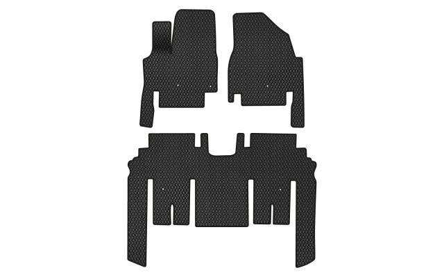 EVAtech KI12775ZV3LA5RBB Floor mats for Kia Carnival (2014-2020), black KI12775ZV3LA5RBB