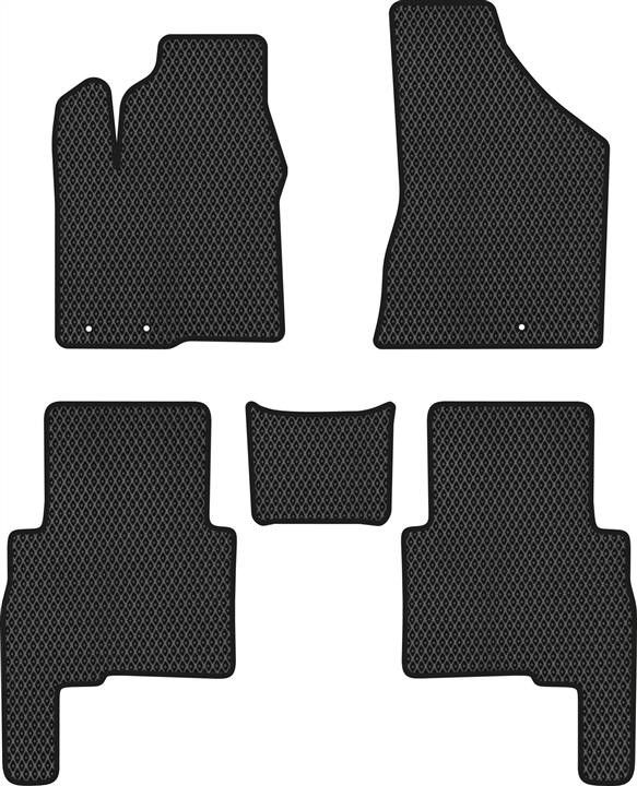 EVAtech KI12231CV5CP3RBB Floor mats for Kia Sorento (2009-2012), black KI12231CV5CP3RBB