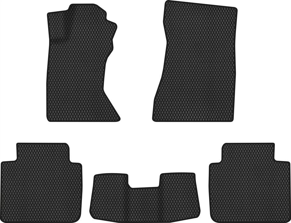 EVAtech LS42114CD5RBB Floor mats for Lexus GS (2009-2011), black LS42114CD5RBB