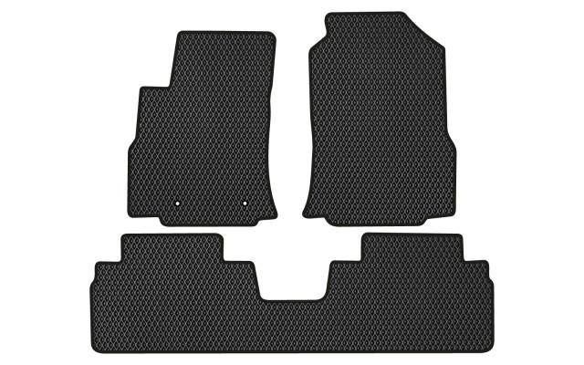 EVAtech SU12972ZB3LA2RBB Floor mats for Subaru Ascent (2018-), black SU12972ZB3LA2RBB