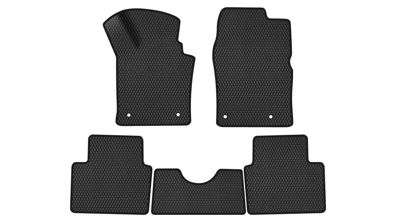 EVAtech MZ11780CD5VL4RBB Floor mats for Mazda 3 (2019-), black MZ11780CD5VL4RBB