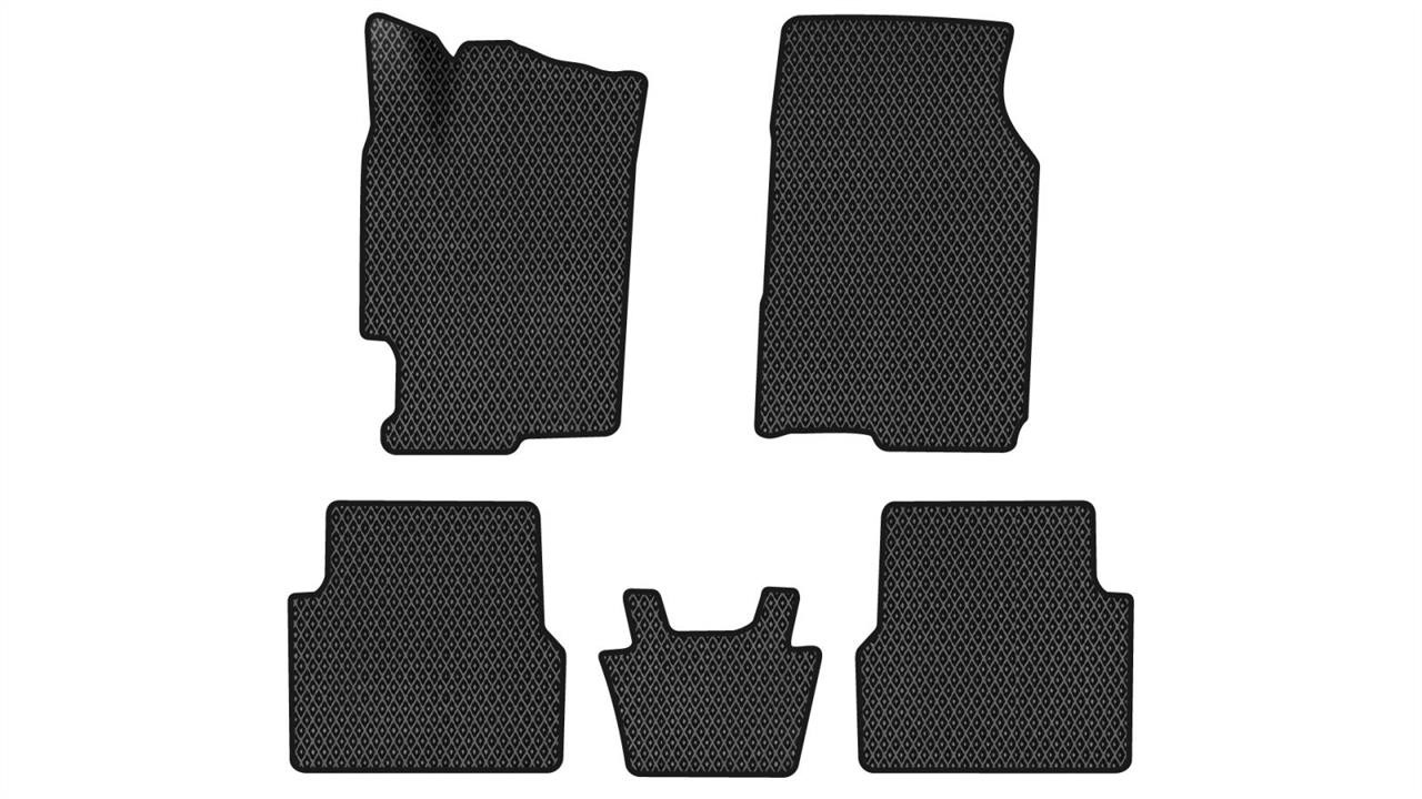 EVAtech MZ11284CD5RBB Floor mats for Mazda 6 (2002-2005), black MZ11284CD5RBB