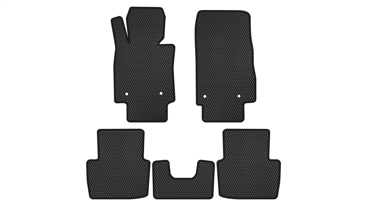 EVAtech TY41785C5AV4RBB Floor mats for Toyota Yaris iA (2016-2020), black TY41785C5AV4RBB
