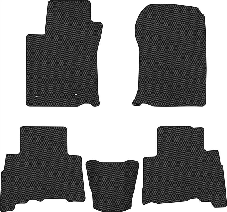 EVAtech TY11532CB5TL2RBB Floor mats for Toyota Land Cruiser Prado (2013-), black TY11532CB5TL2RBB