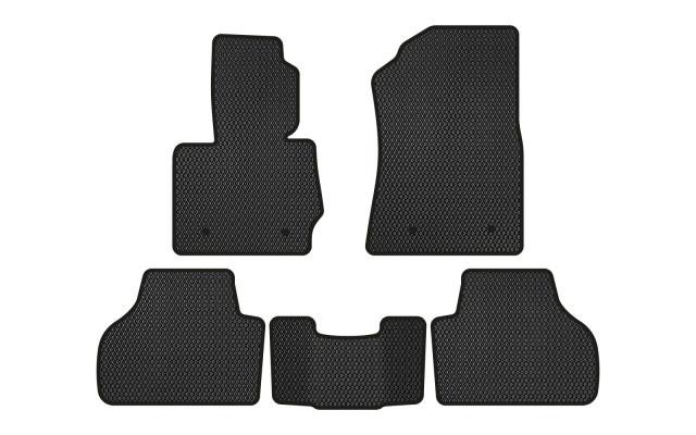 EVAtech BM31393CB5BW4RBB Floor mats for BMW X3 (2010-2017), black BM31393CB5BW4RBB