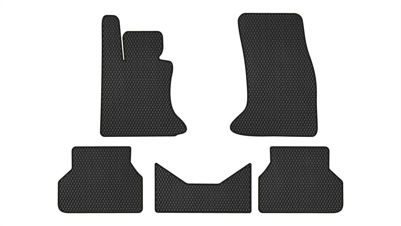 EVAtech BM12472C5BM4RBB Floor mats for BMW 5 Series (2003-2010), black BM12472C5BM4RBB