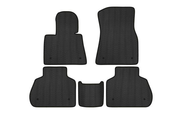 EVAtech BM22036CB5BW8RBB Floor mats for BMW X7 (2018-), black BM22036CB5BW8RBB