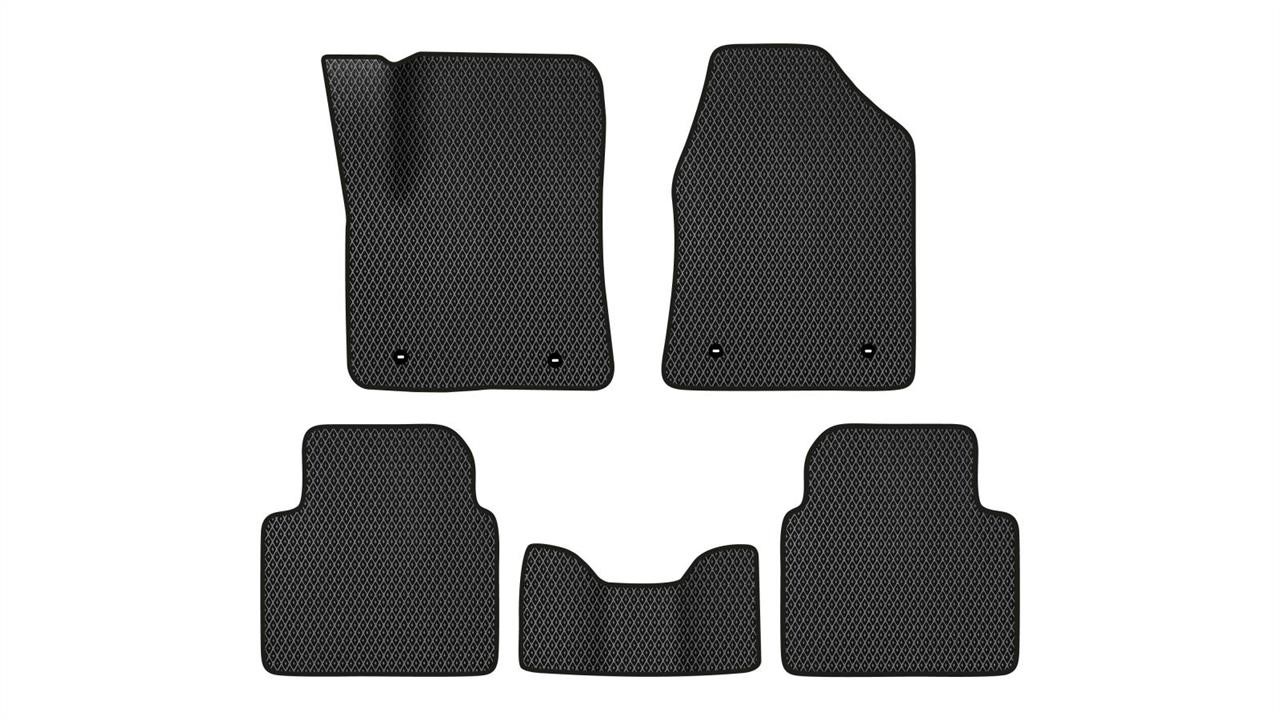 EVAtech MG22227CE5TL4RBB Floor mats for MG 6 (2009-2016), black MG22227CE5TL4RBB
