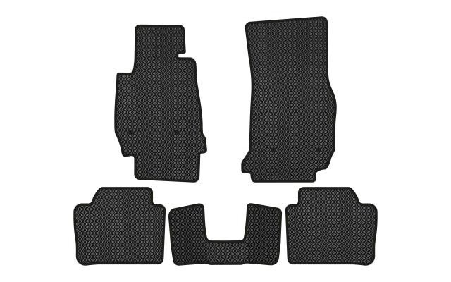 EVAtech BM319CB5RBBE Floor mats for BMW 3 Series (2012-2019), black BM319CB5RBBE