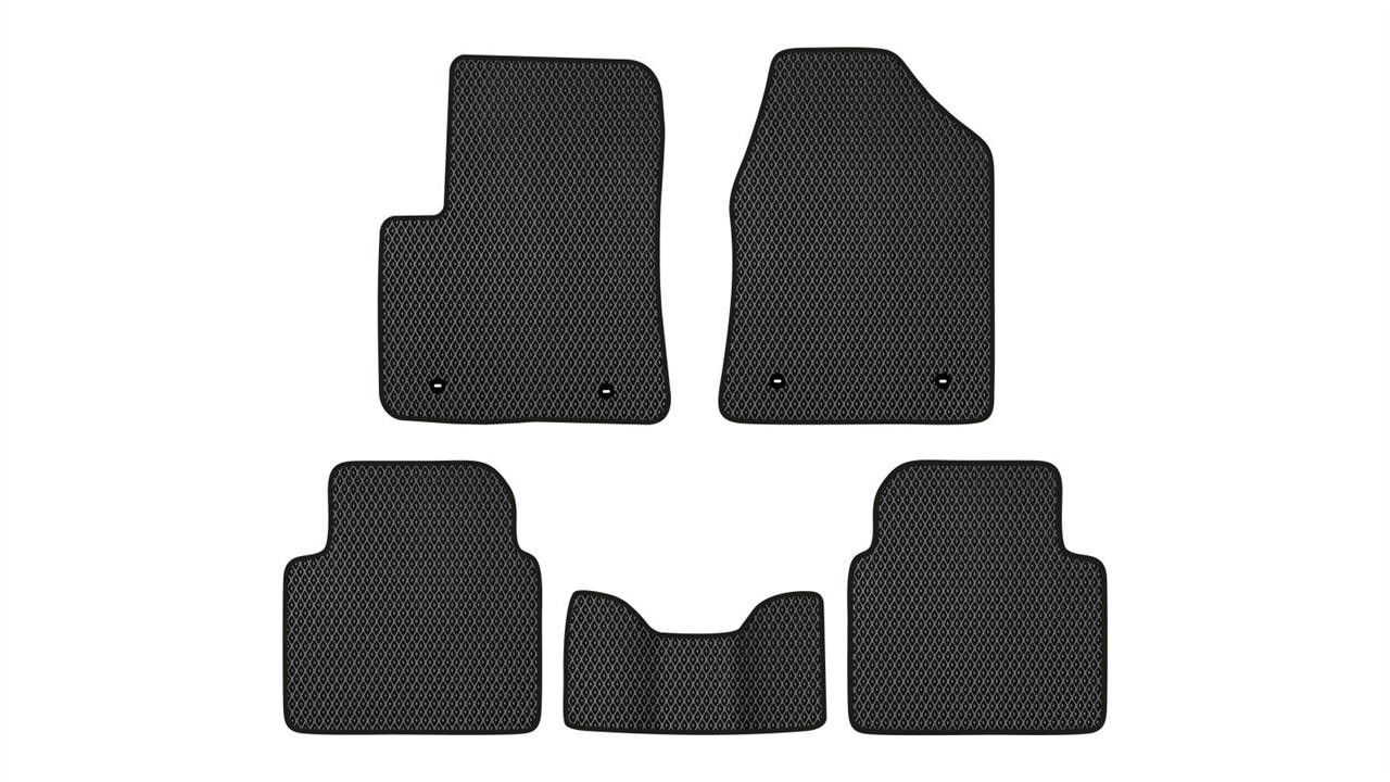 EVAtech MG22227CG5TL4RBB Floor mats for MG 6 (2009-2016), black MG22227CG5TL4RBB
