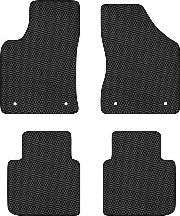 EVAtech MG21845PG4MG4RBB Floor mats for MG 350 (2010-2015), black MG21845PG4MG4RBB