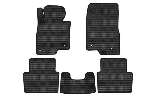 EVAtech MZ12770C5VL4RBB Floor mats for Mazda 3 (2013-2019), black MZ12770C5VL4RBB