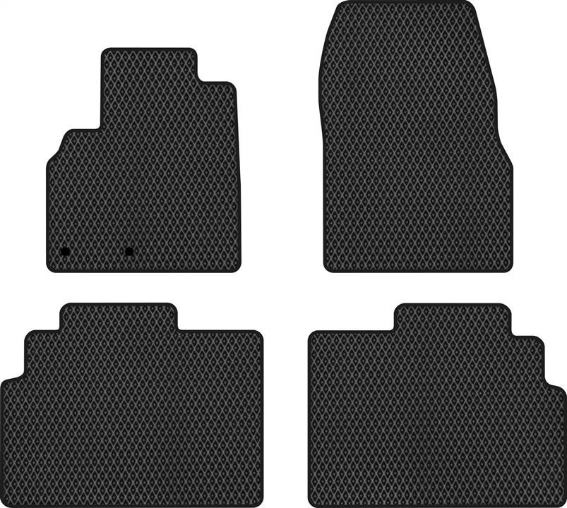 EVAtech RT21615PB4RN2RBB Floor mats for Renault Espace (2002-2015), black RT21615PB4RN2RBB