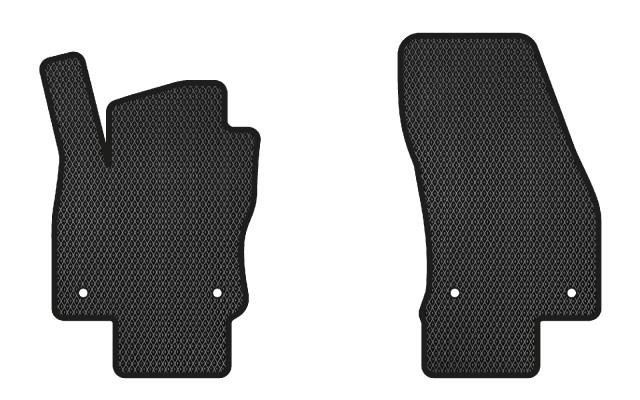 EVAtech VW31493AK2AV4RBB Floor mats for Volkswagen Tiguan (2016-2020), black VW31493AK2AV4RBB