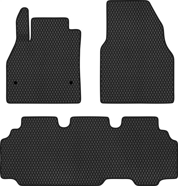 EVAtech RT21682Z3RN2RBB Floor mats for Renault Kangoo (2008-2013), black RT21682Z3RN2RBB