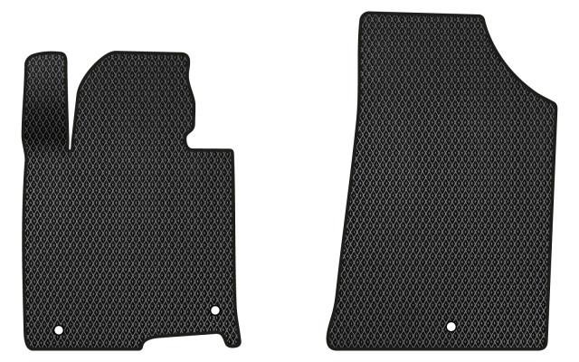 EVAtech KI1618AV2KH3RBB Floor mats for Kia Cadenza (2019-), black KI1618AV2KH3RBB