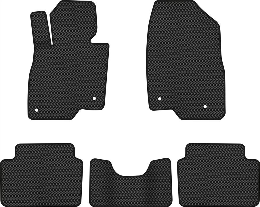 EVAtech MZ41709CV5VL4RBB Floor mats for Mazda 6 (2017-), black MZ41709CV5VL4RBB