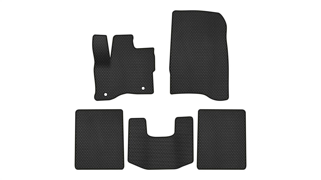 EVAtech FD1452C5FC2RBB Floor mats for Ford Taurus (2016-), black FD1452C5FC2RBB