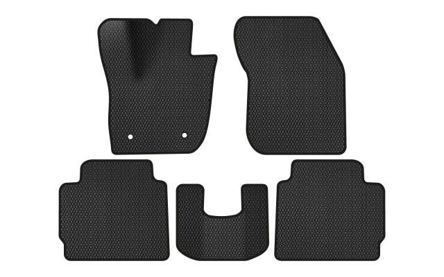 EVAtech FD13060CE5FC2RBB Floor mats for Ford Fusion (2012-), black FD13060CE5FC2RBB