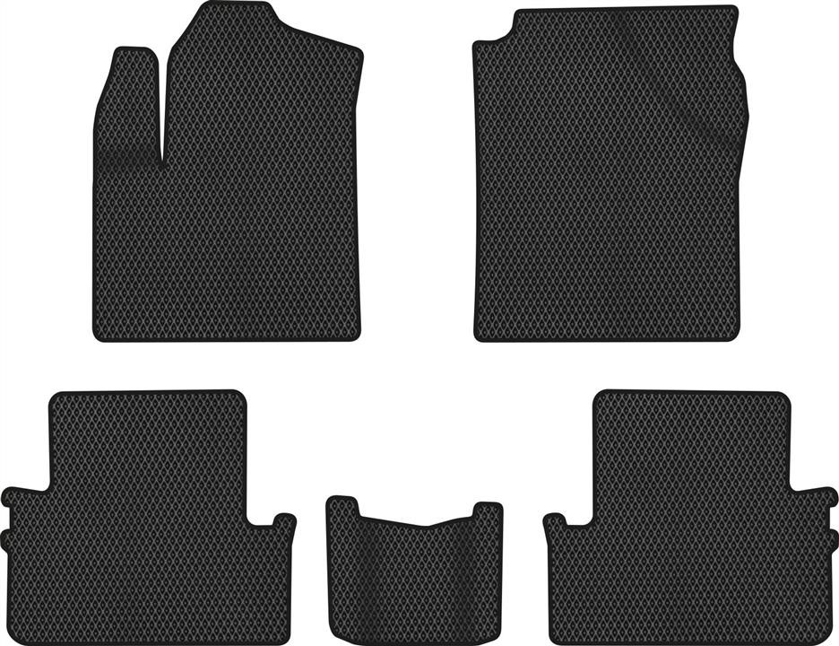 EVAtech FD42041C5RBB Floor mats for Ford Tourneo Connect (2012-), black FD42041C5RBB