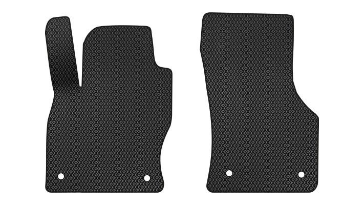 EVAtech VW1884AR2AV4RBB Floor mats for Volkswagen Golf (2012-2020), black VW1884AR2AV4RBB