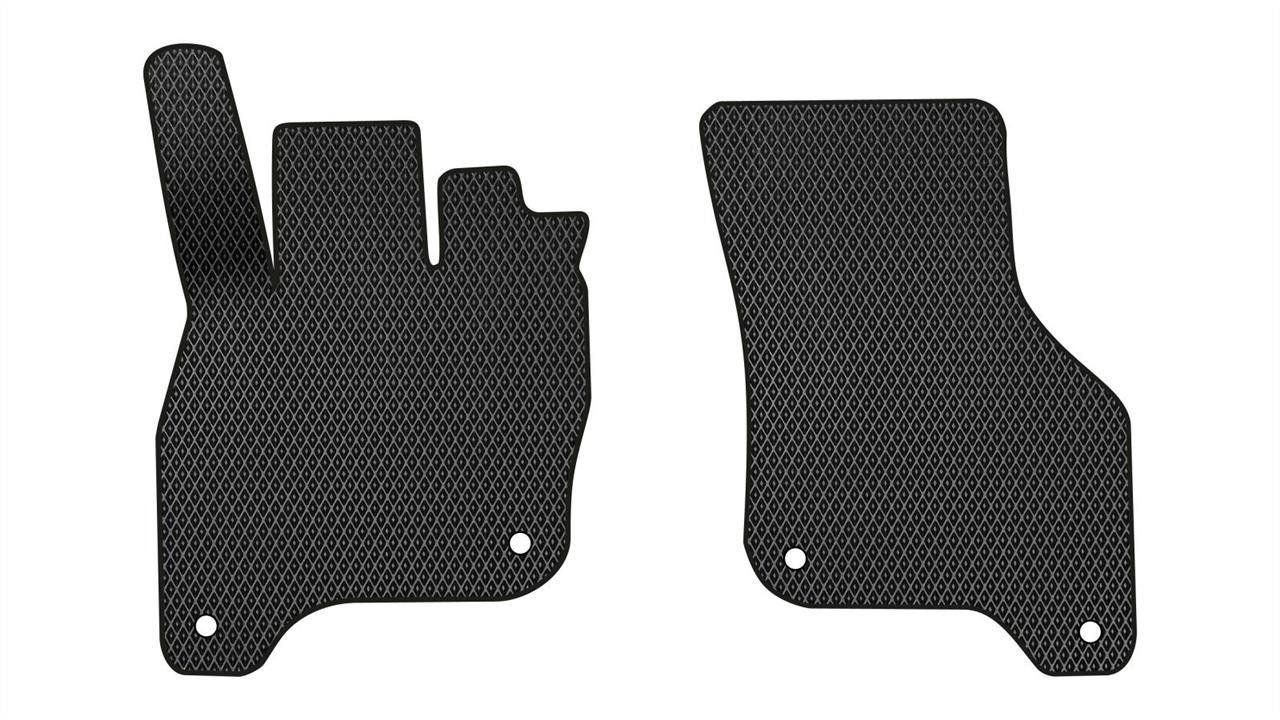 EVAtech VW1878AV2AV4RBB Floor mats for Volkswagen e-Golf (2014-2020), black VW1878AV2AV4RBB