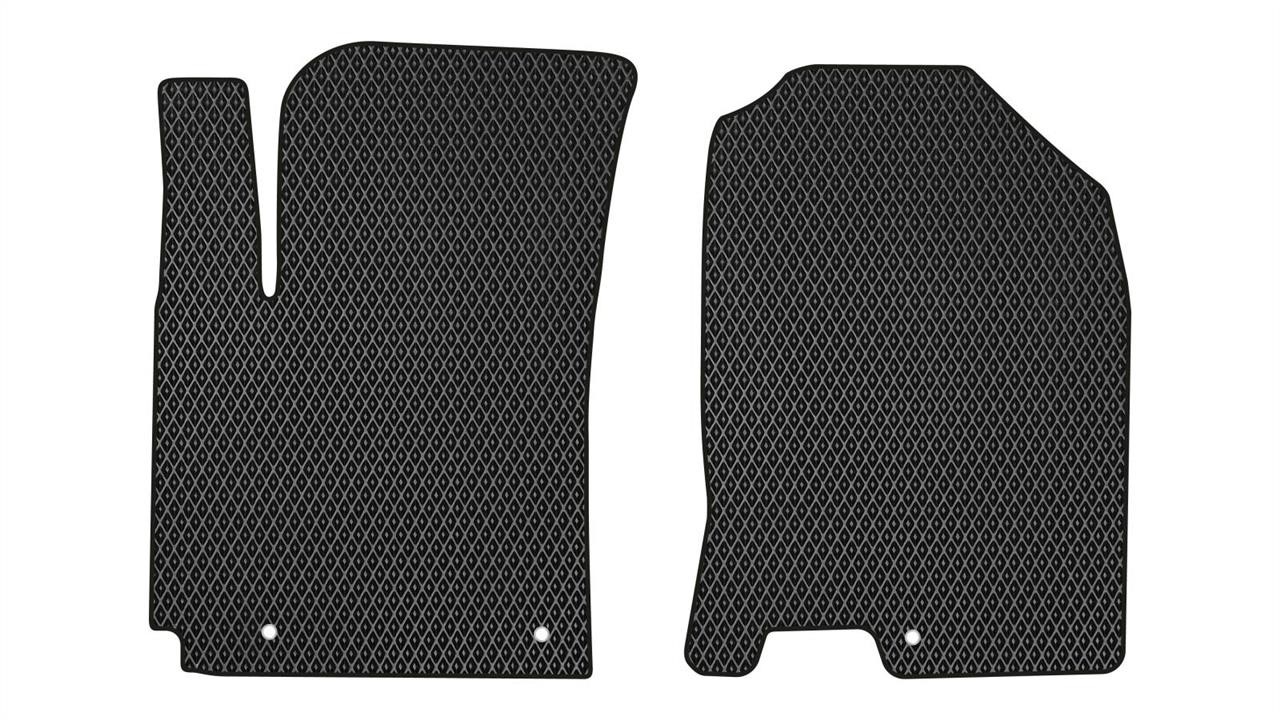 EVAtech HY52518AV2LA3RBB Floor mats for Hyundai Kona (2017-), black HY52518AV2LA3RBB