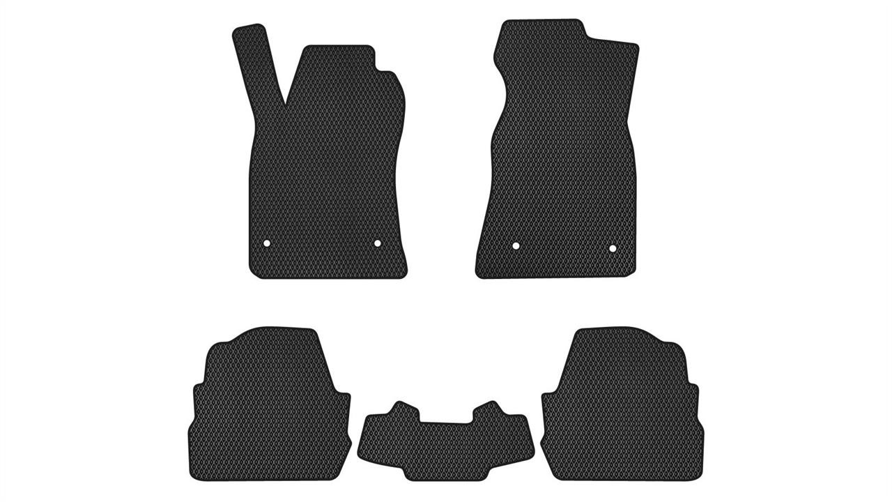 EVAtech AU32841C5AV4RBB Floor mats for Audi A6 (2000-2004), black AU32841C5AV4RBB
