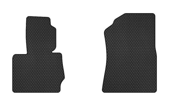EVAtech BM322AB2RBB Floor mats for BMW X3 (2010-2017), black BM322AB2RBB