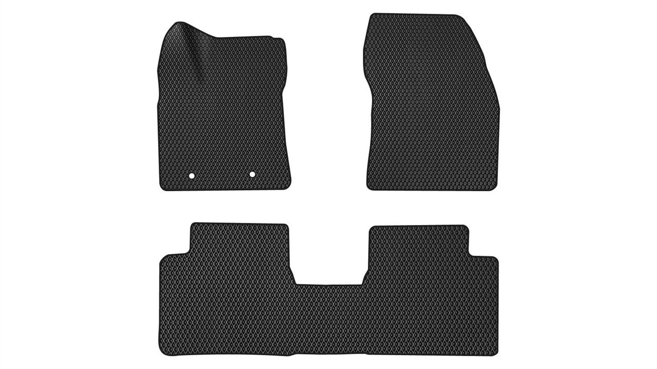 EVAtech TY1657ZE3TL2RBBE Floor mats for Toyota Avensis (2009-2018), black TY1657ZE3TL2RBBE