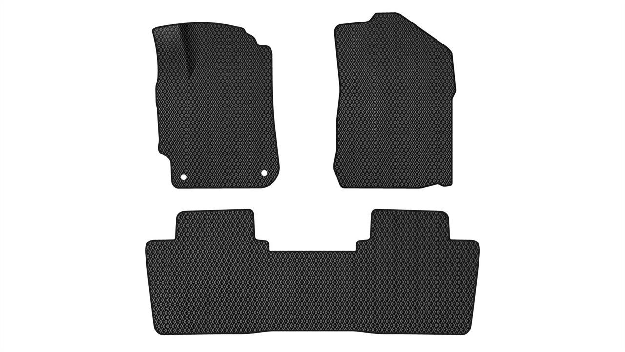 EVAtech TY1244ZE3TL2RBB Floor mats for Toyota Camry (2014-2017), black TY1244ZE3TL2RBB