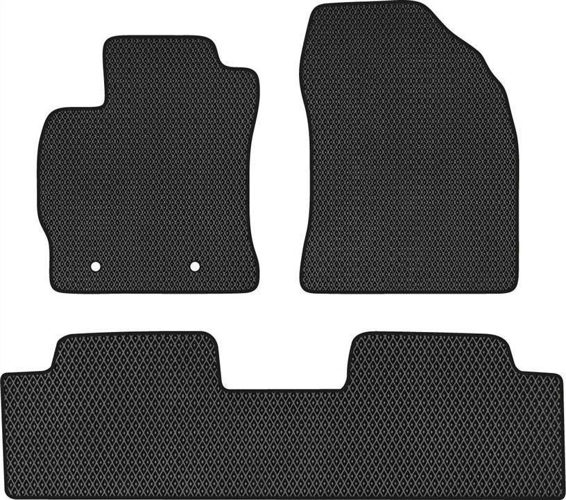 EVAtech TY11962ZG3TL2RBB Floor mats for Toyota Auris (2012-2018), black TY11962ZG3TL2RBB