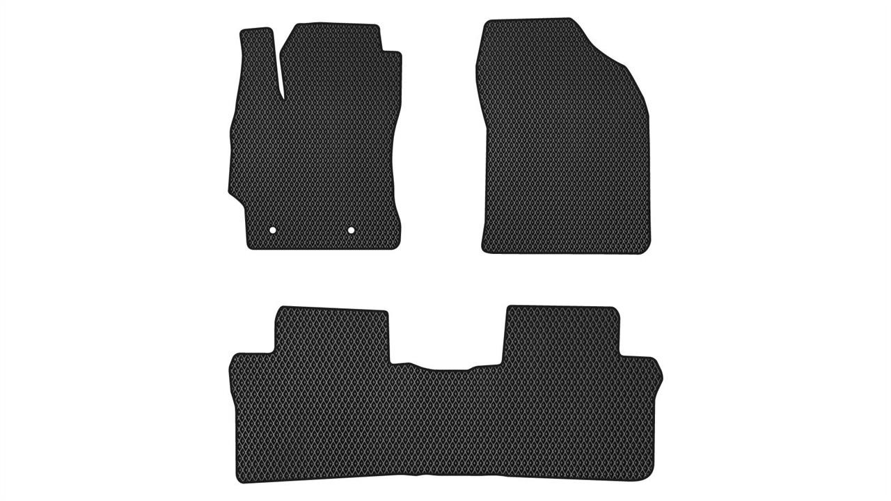 EVAtech TY1668ZV3TL2RBB Floor mats for Toyota Corolla (2012-2018), black TY1668ZV3TL2RBB