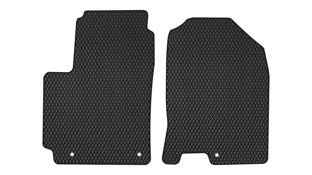 EVAtech HY52518AG2LA3RBB Floor mats for Hyundai Kona (2017-), black HY52518AG2LA3RBB