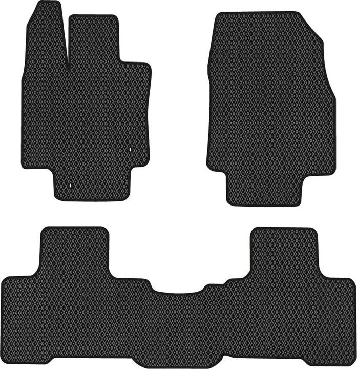 EVAtech TY11999ZV3TL2RBB Floor mats for Toyota Highlander (2019-), black TY11999ZV3TL2RBB