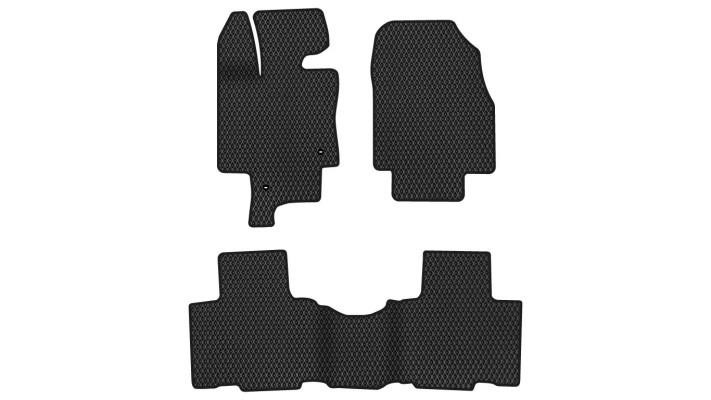 EVAtech TY12000ZV3TL2RBB Floor mats for Toyota Highlander (2019-), black TY12000ZV3TL2RBB