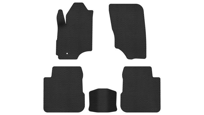 EVAtech MT3179COO5CP1RBB Floor mats for Mitsubishi Outlander (2003-2006), black MT3179COO5CP1RBB