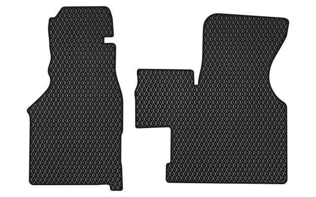 EVAtech VW42523AB2RBB Floor mats for Volkswagen Transporter XL (2003-2015), black VW42523AB2RBB