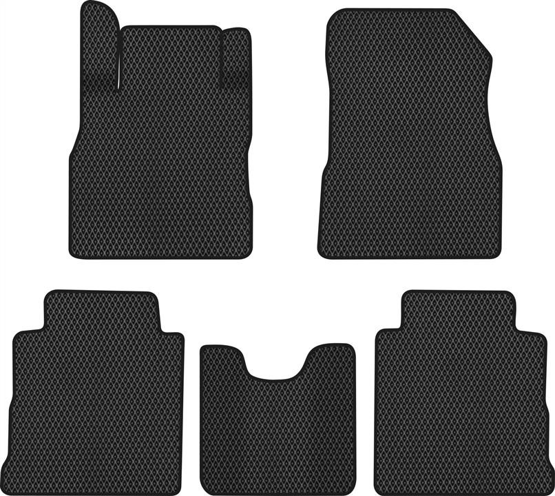 EVAtech NS12013C5RBB Floor mats for Nissan Kicks (2016-), black NS12013C5RBB