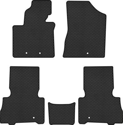 EVAtech KI32964CG5KH5RBB Floor mats for Kia Sorento (2012-2014), black KI32964CG5KH5RBB