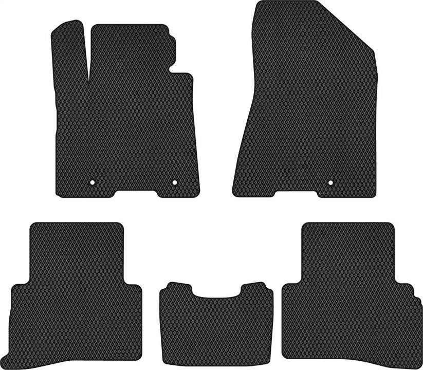 EVAtech KI3356CV5KH3RBB Floor mats for Kia Sportage (2016-2021), black KI3356CV5KH3RBB