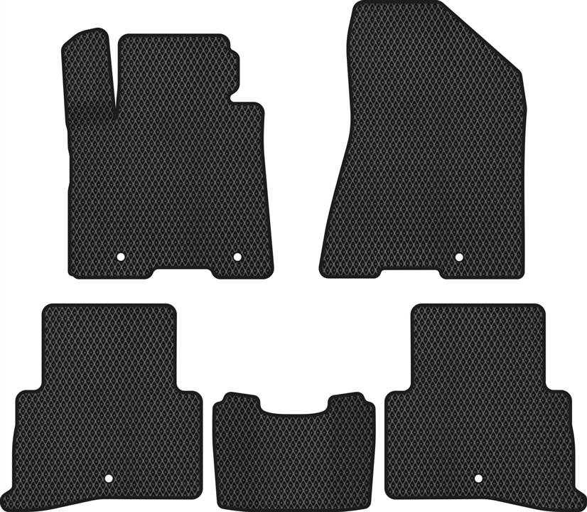 EVAtech KI32189CV5KH5RBB Floor mats for Kia Sportage (2016-2021), black KI32189CV5KH5RBB